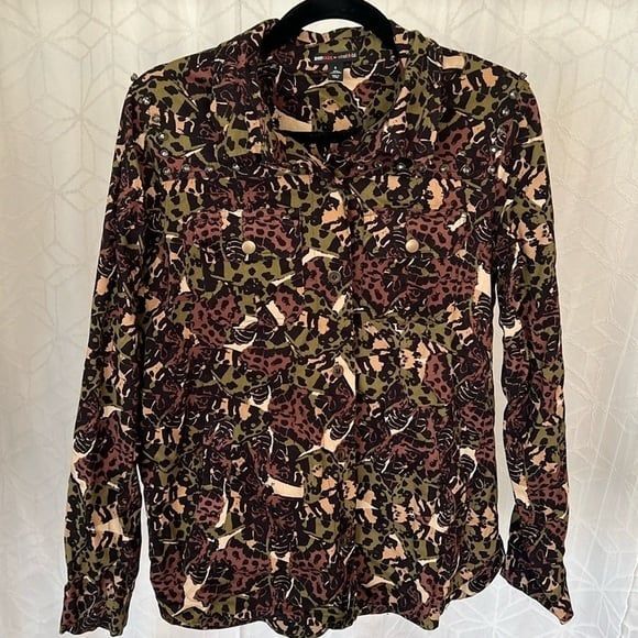 Teen Vogue For Macys Style Lab Women’s Rhinestone Button Down Jacket - Picture 1 of 8